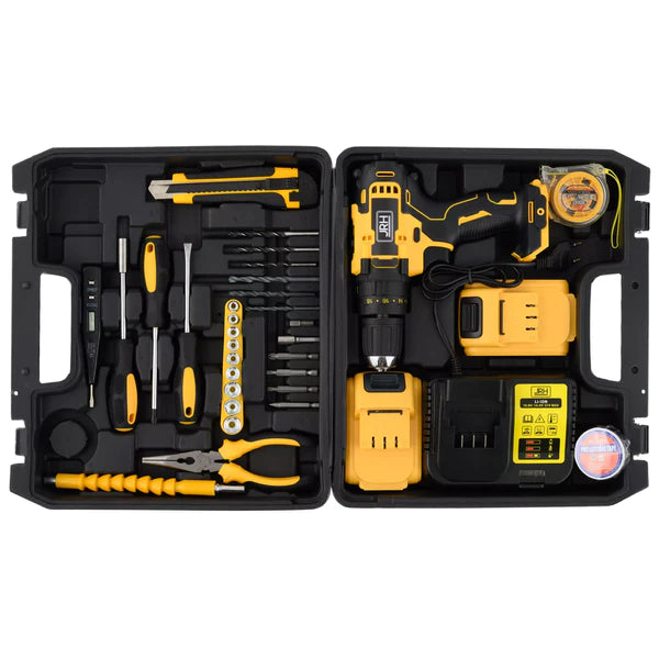 Trusa bormasina cu 2 acumulatori de 24V si 23 accesorii incluse