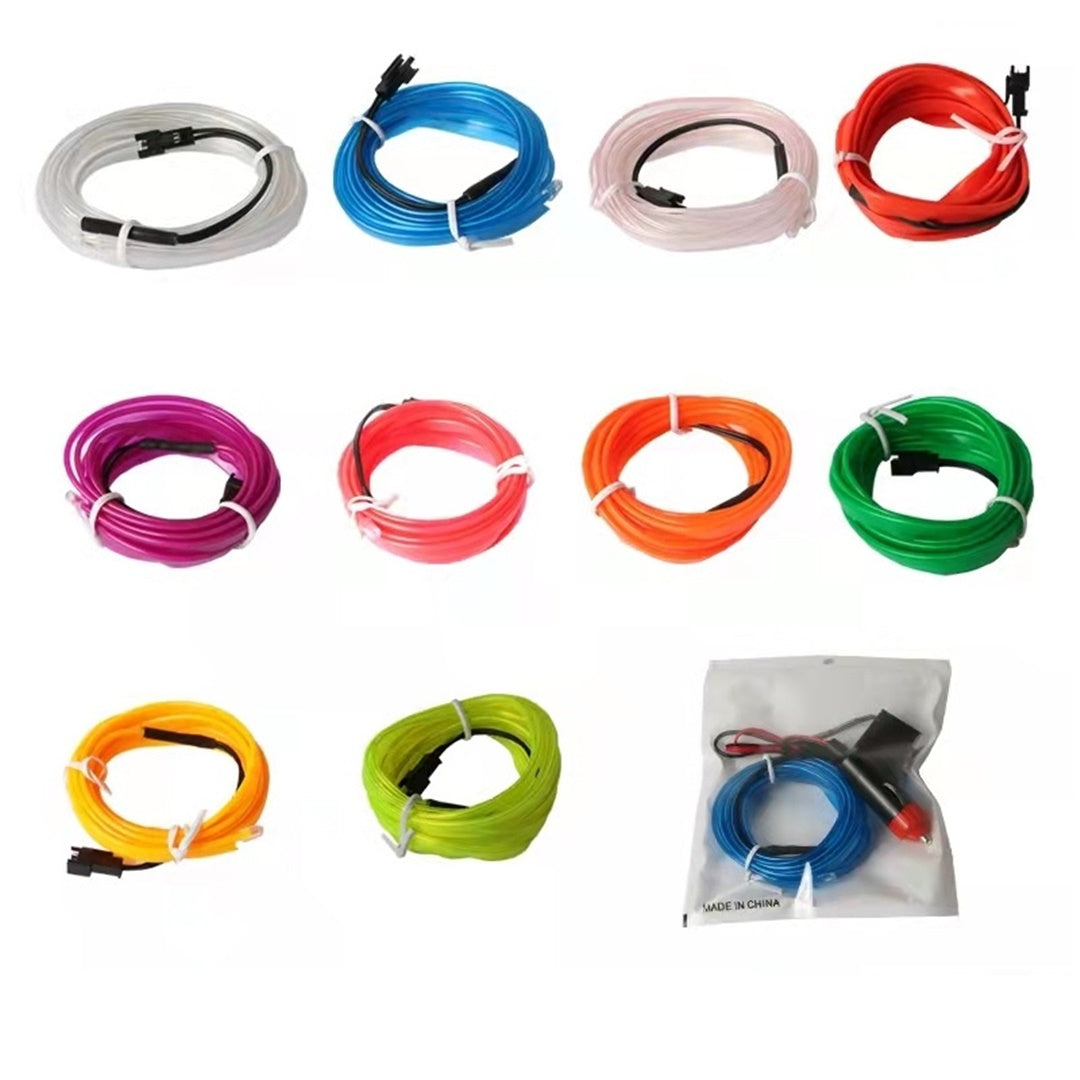 Banda decorativa auto LED 3 metri, pentru interior