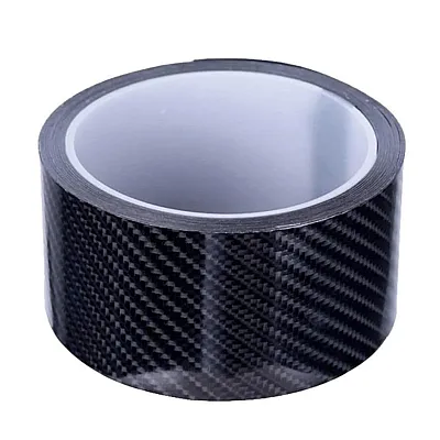 Banda Adeziva Carbon pentru Protectie si Tuning Auto, 5 m x 6,5 cm
