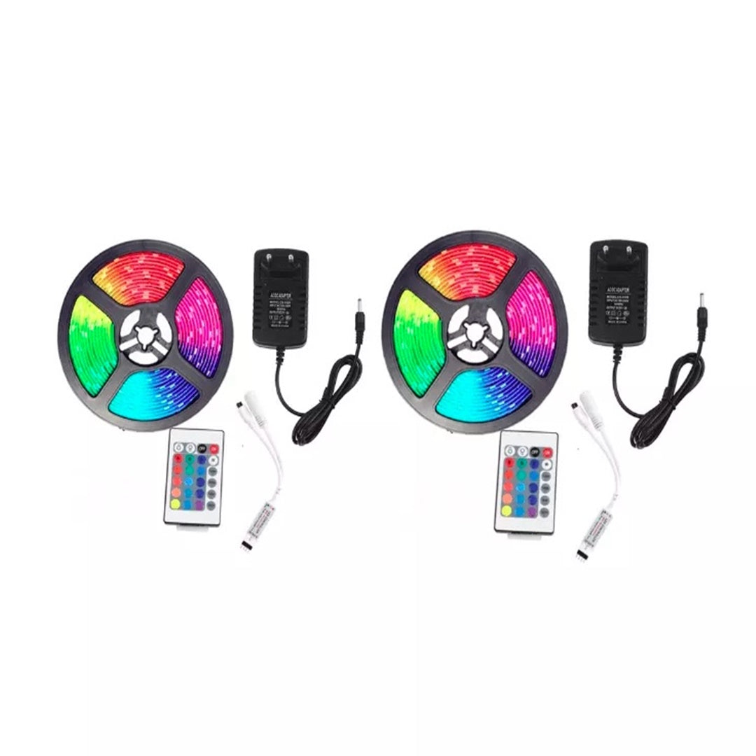 SET 2x Banda LED RGB - Lungime 2x5M=10M