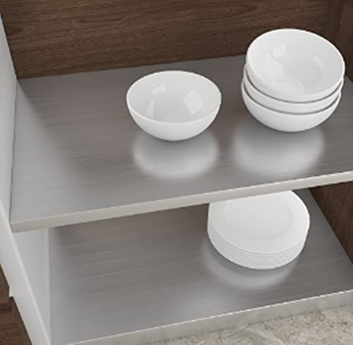 Set 2 x Folie adeziva imitatie inox, 45 x 200 cm