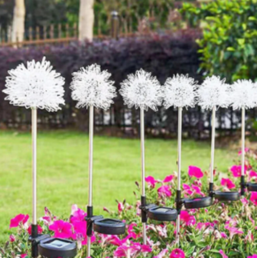 Set 2 x Lampa solara LED, Bulb Flower