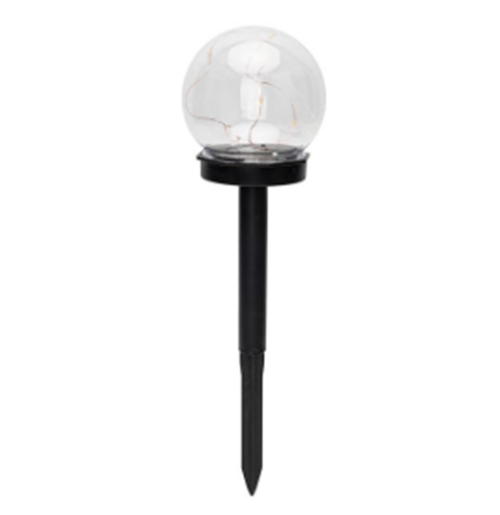Set 3 x lampa solara LED - Sfera cu luminite, 23 cm