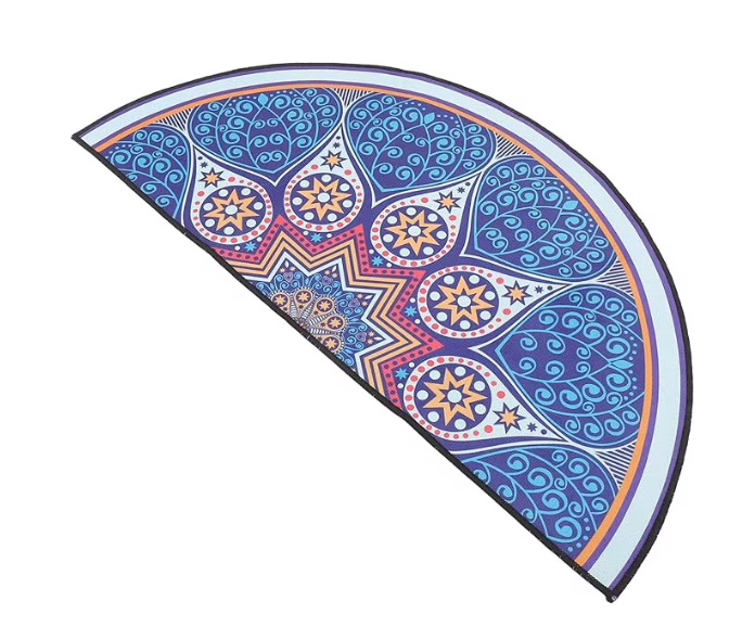 Set 2 x Covor semicircular, pentru interior/exterior, multicolor