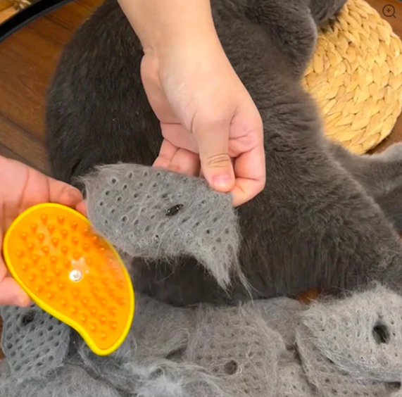 Perie cu aburi 3 in 1 pentru animale de companie