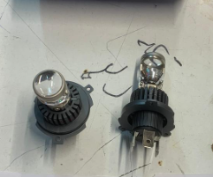 Set 2x Leduri H4 LED K88, 280W, 6500k, lumina rece
