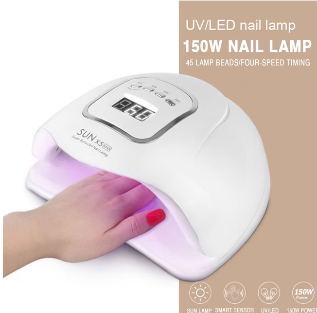 Lampa manichiura Sun X5 Max, UV/LED, 150W, Alb