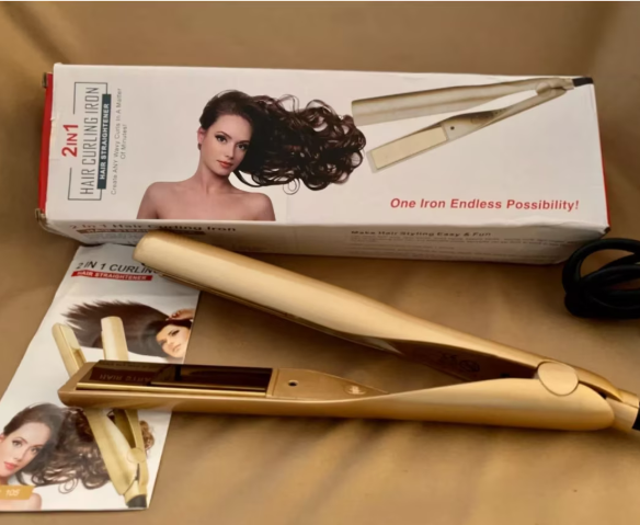 Ondulator si Placa 2 in 1 pentru Par Selling Depot, One Iron Endless, Gold