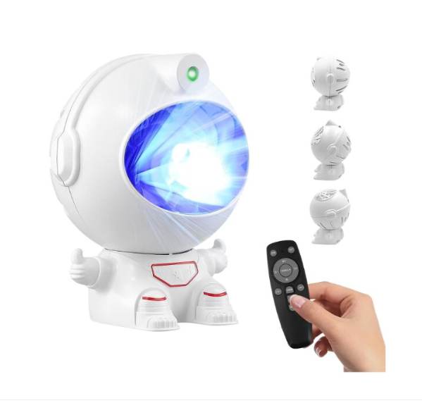Astronaut Proiector LED si Laser, Nebuloase, Cer instelat si Galaxii, cu 12 efecte de culoare, alimentare USB, Telecomanda, VisionXXI