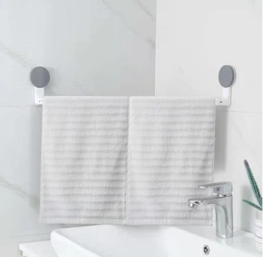 Suport prosop pentru baie, fixare cu adeziv 52 cm