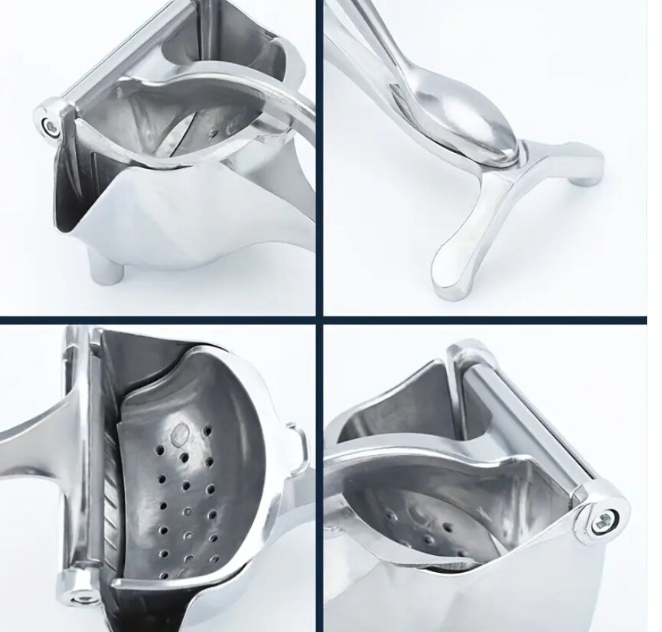 Storcator manual citrice, Zola®, din aliaj de aluminiu, maner ergonomic, 24.2 x 13.6 x 12.5, argintiu