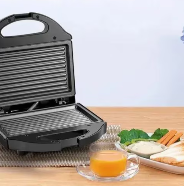 Sandwich maker tip grill, Zola, 750W, placi antiaderente, indicator luminos, incalzire pe ambele parti, 220/240, negru