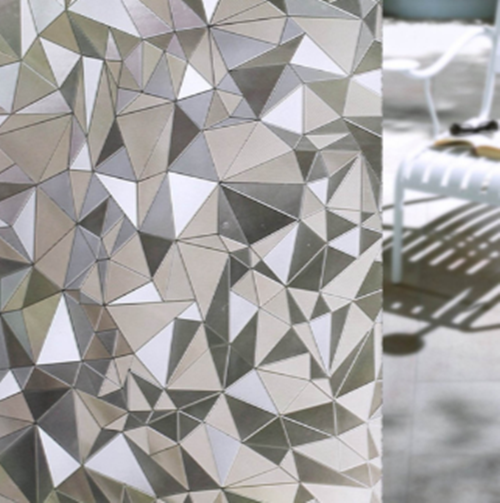 Folie geam cu efecte geometrice, 45 cm x 300 cm