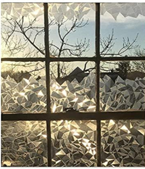Folie geam cu efecte geometrice, 45 cm x 300 cm