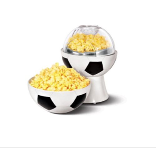 Aparat electric de facut popcorn in forma de minge de fotbal