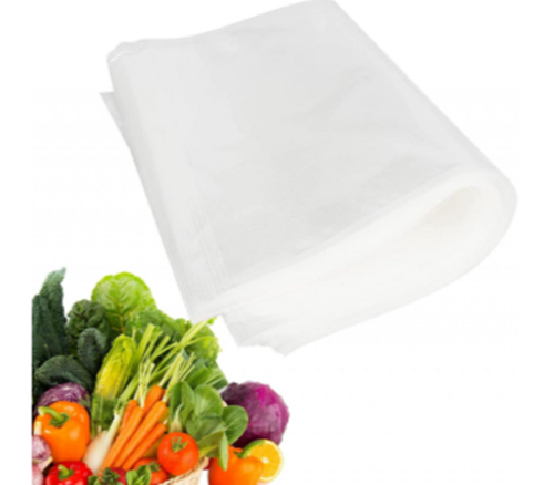 Set 100 de pungi gofrate pentru aparatele de vidat, 17 x 25 cm