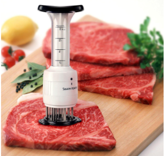 Fragezitor de carne cu injector pentru sos, 2 trepte de injectare