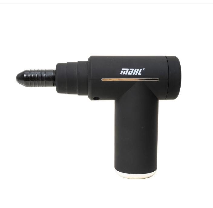 Aparat pentru masaj, tip pistol, 6 capete, 6 trepte de viteza, incarcare USB