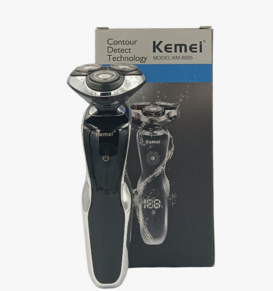 Kemei KM-8005 Rotativ Aparat de Ras Electric Reîncărcabil