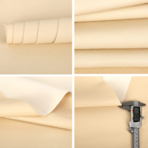 2x Piele artificiala autoadeziva, 45 x 300 cm, crem