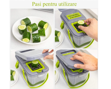 Razatoare multifunctionala cu 22 accesorii, Veggie Slicer