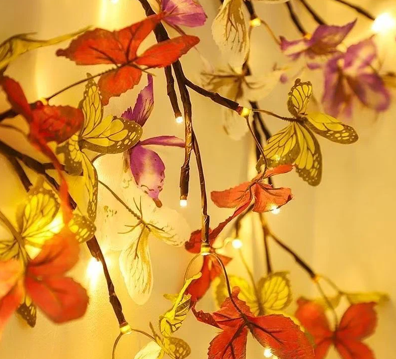 Ghirlanda luminoasa decorativa cu ramuri flexibile – 1.6 m