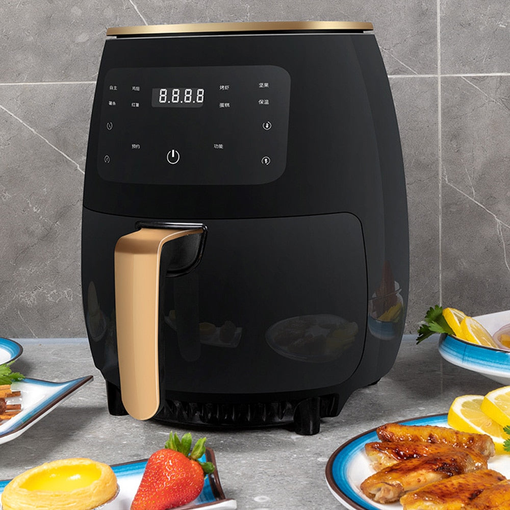 Friteuza cu aer cald - fara ulei, capacitate 6L, 2400W
