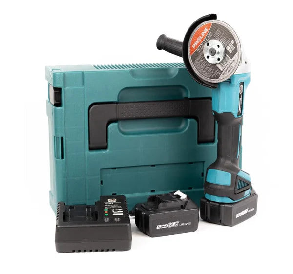 Flex cu 2 acumulatori 24 V, 8500 Rpm, 125 mm