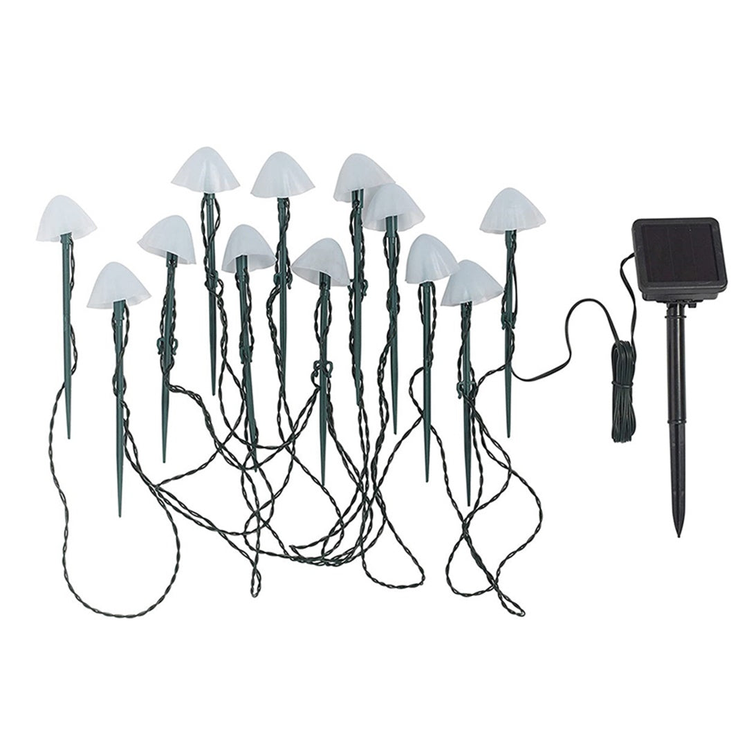 Decoratiune solara 30 ciupercute LED