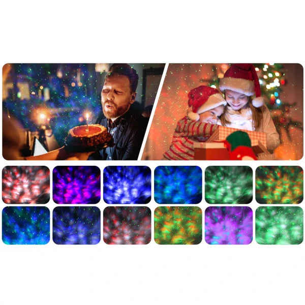 Proiector led galaxie cu mai multe moduri de iluminare
