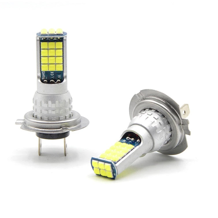 Set 2 becuri auto LED H7, 4000LM, 6000K, 80W