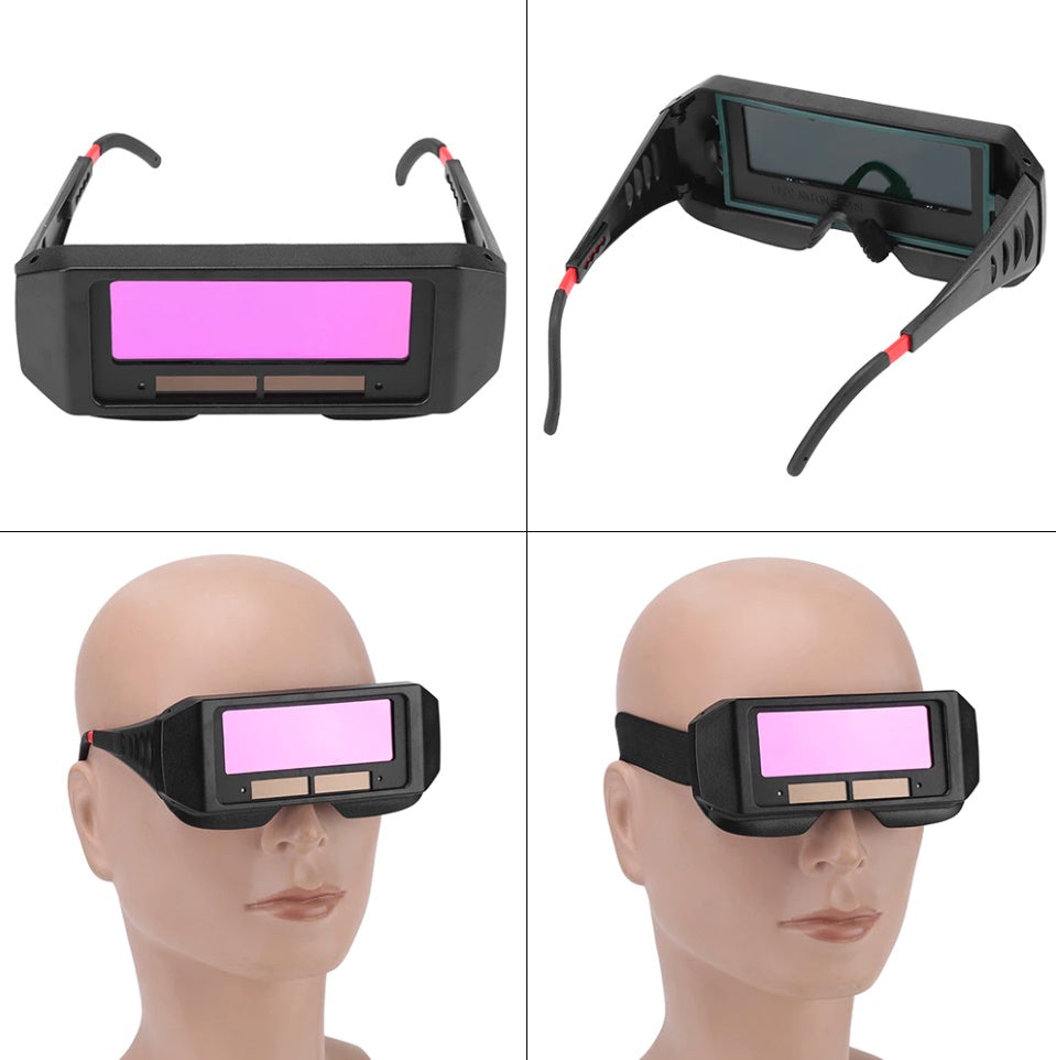 Ochelari protectie sudura cu display LCD cristale lichide auto-intunecare