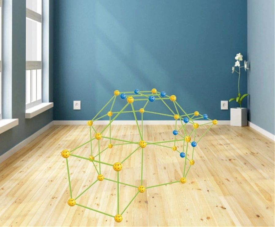 Kit de constructie a unei fortarete pentru copii FortKid