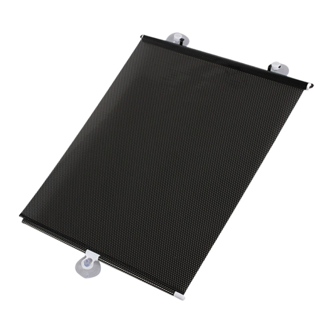 Parasolar auto perforat 68/125 cm retractabil cu ventuze