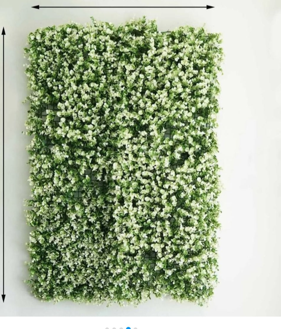 Set 6 x panouri decorative Green White , 40 x 60 cm/ buc