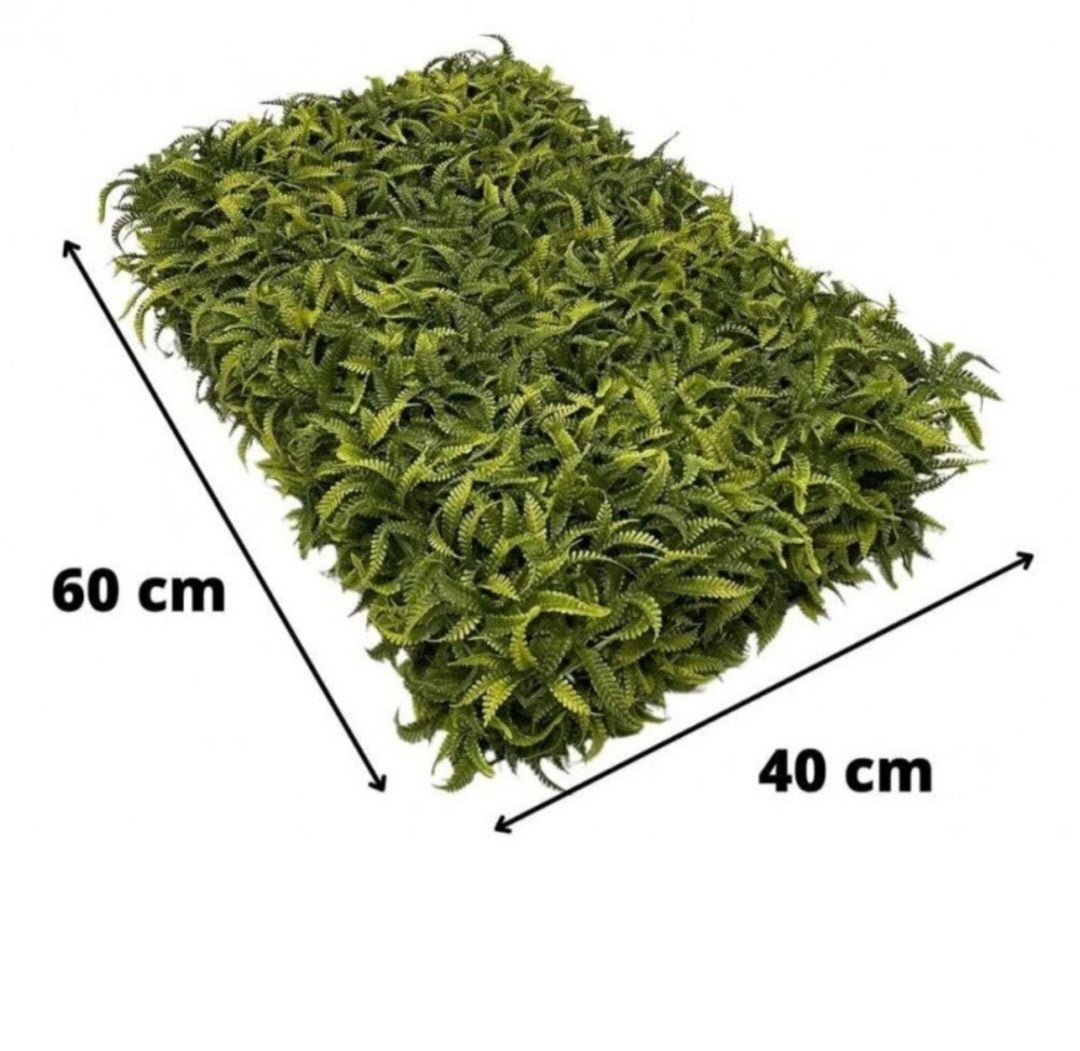 Set 6 x Panou verde din plante artificiale, 40 x 60 cm/ buc