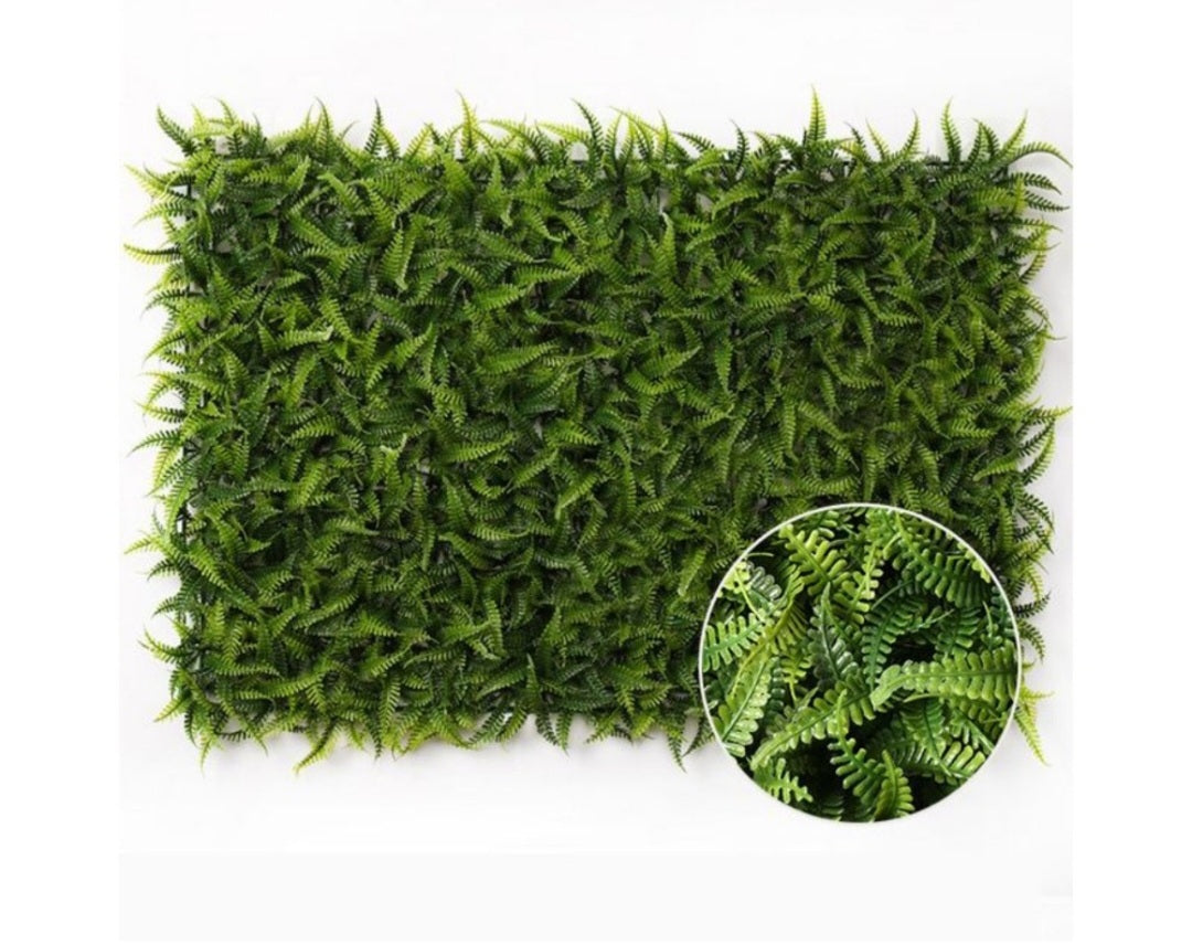 Set 6 x Panou verde din plante artificiale, 40 x 60 cm/ buc