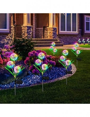 Set 2 x Lampa solara LED, decoratiune gradina