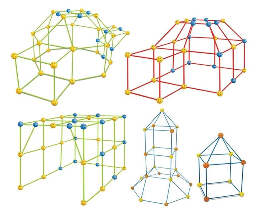 Kit de constructie a unei fortarete pentru copii FortKid