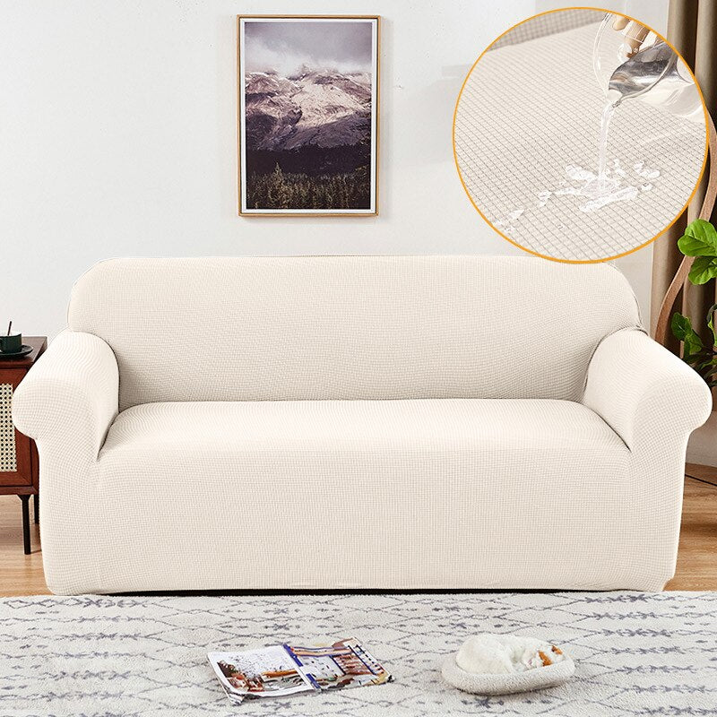 Huse texturate premium pentru canapea, bumbac, diferite culori, Rezistente la apa, Universale