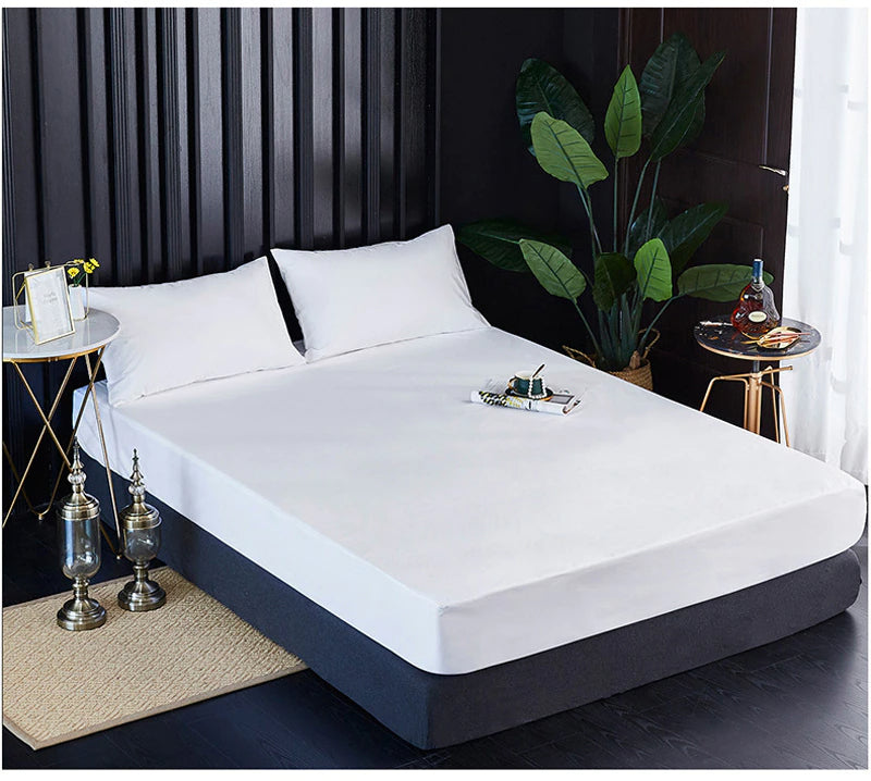Husa premium pentru protectie saltea, impermeabila, bumbac 100%