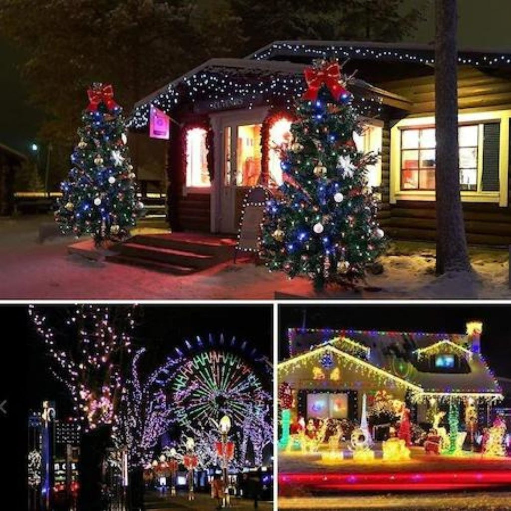 Instalatie interior/exterior 100/200 LED, 10/20 metri, Multicolor