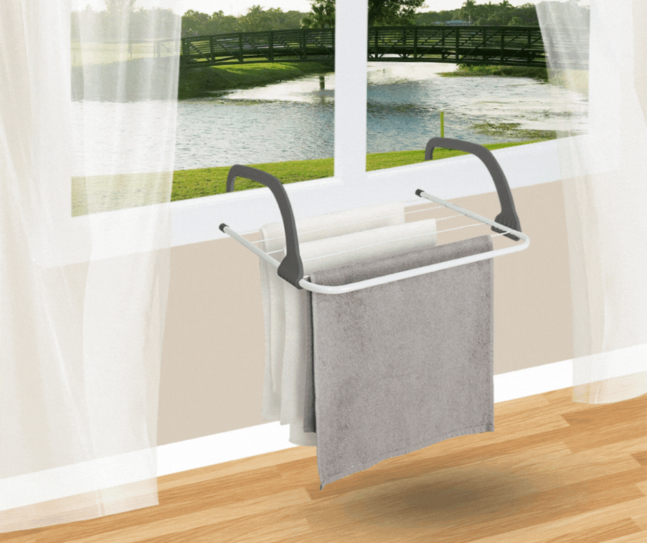 Set 2 x uscatoare rufe pentru calorifer / balcon