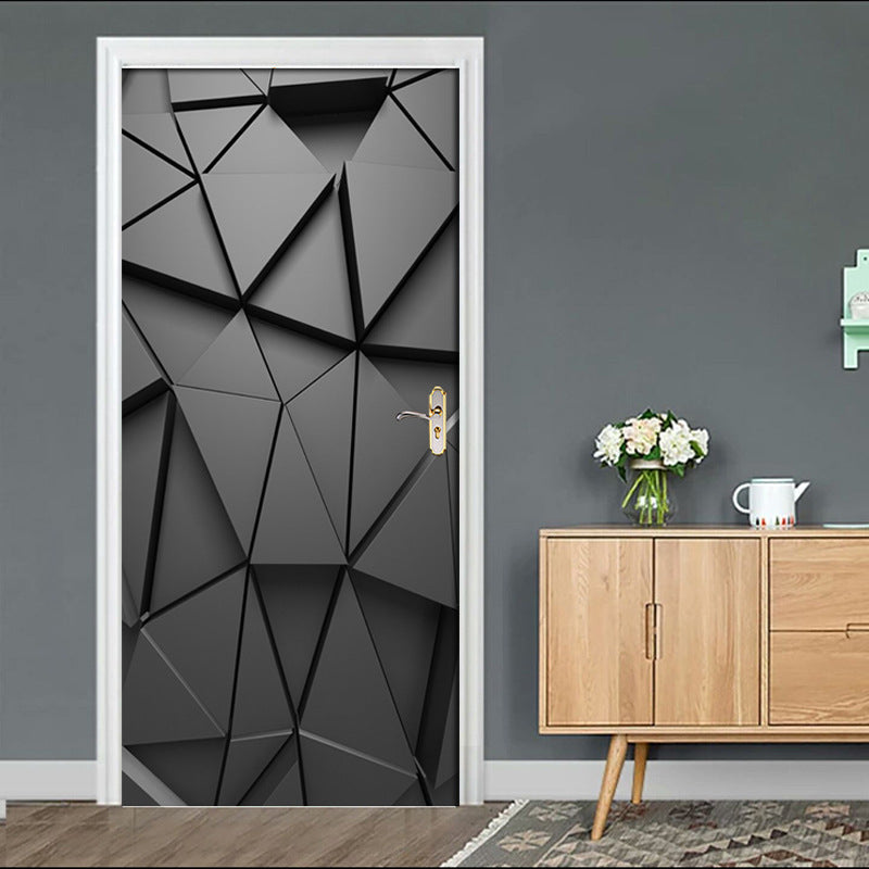 Autocolant 3D decorativ pentru usa 77x220cm