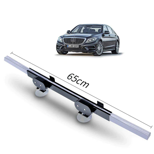 Parasolar retractabil auto cu prindere cu ventuze 65x140 cm