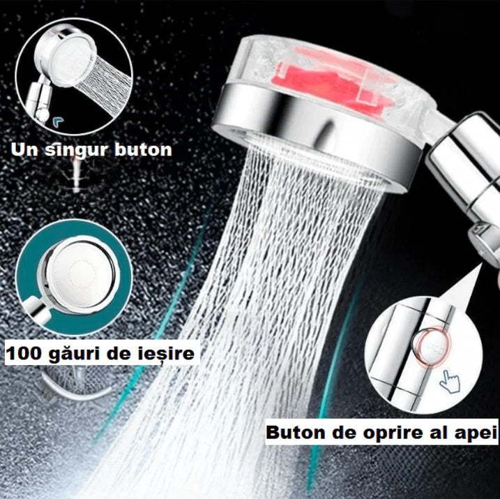 Para de dus cu presiune mare si cap rotativ