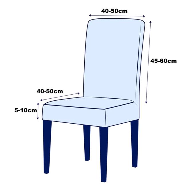 SET 6x Huse texturate premium pentru scaune, diferite culori, Universale, Rezistente la apa