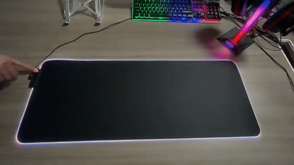 Mousepad cu lumina RGB, gaming 80 cm x 30 cm
