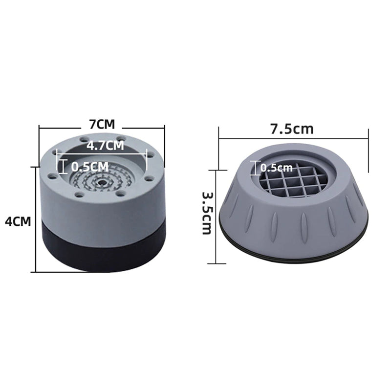SET 4X Picioare antiderapante si antizgomot pentru masina de spalat