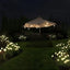 Set 2 x lampa solara 6 LED Jellyfish, Alb cald